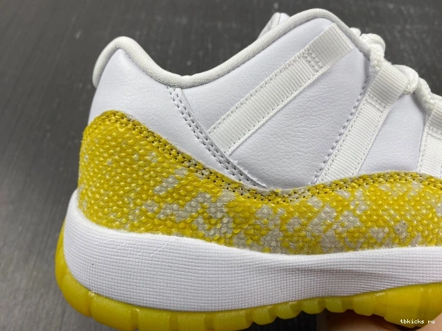 Cheap TB Jordan Air Yellow 11 WMNS Snakeskin AH7860-107 Low 0629